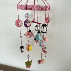 ひな祭り 吊るし飾り 和風 桃の節句 おひなさま