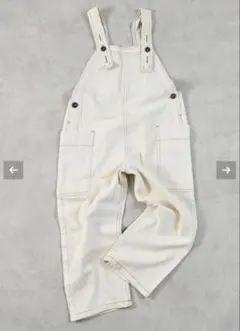 COTTON from U.S.Aビッグポケットデニムオーバーオール　マーキーズ