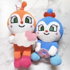 アンパンマン ドキンちゃん コキンちゃん ぬいぐるみ マスコット ころふわのサムネイル