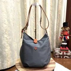 ✨2WAY✨CLEDRAN クレドラン ショルダーバッグ ナイロン 本革 保存袋