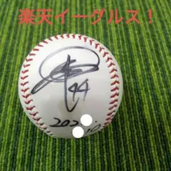 貴重！楽天イーグルス・選手直筆サインボール！