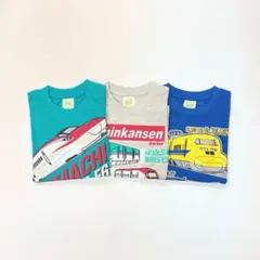 男の子 子供服 新幹線 110cm 長袖Ｔシャツ 新品 まとめ売り TG116-