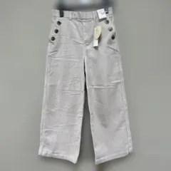 未使用新品 ESSEME 美シルエットパンツ コーデュロイ アイボリー サイズM