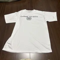 ホワイト CHANGE IS GOOD バスケットボールTシャツ