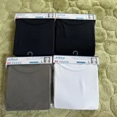 芝様専用　UNIQLO AIRism クルーネックTシャツ Lサイズ 3色セット