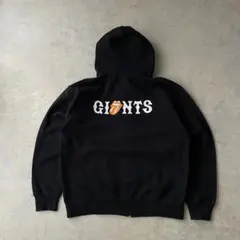 GIANTS×THE ROLLING STONES パーカー フルジップ 黒