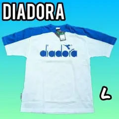 【希少】diadora サッカー　メッシュシャツ L ホワイト　ヴィンテージのサムネイル