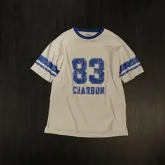 charbon シャルボン numbering dry-Tシャツ XL