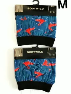 新品⭐M⭐BODYWILD/ボディワイルド ボクサーパンツ 2枚セット Mサイズ