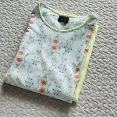 【未使用タグ付き✨】Wacoal MINTON 花柄 パジャマ L 日本製 新品未使用タグ付 ワコールミントン綿100% コットンニット