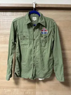 Pherrow's Shirt 長袖シャツ MD 38 カーキのサムネイル