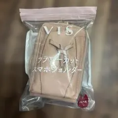 VIS フラワーカット スマホショルダー ピンクのサムネイル