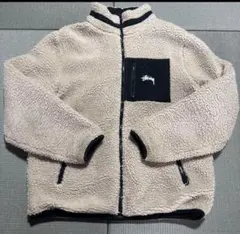 STUSSY ボアジャケット アイボリー