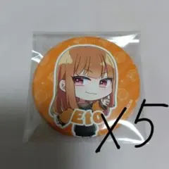 カラフルピーチ　缶バッチ　えとさん