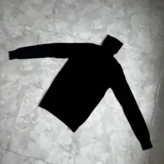 無印良品 良品企画 タートルネック ハイネック ニット ブラック ウール M