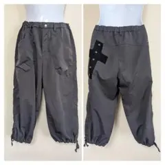 DANSKIN グレー カーゴパンツ ダンスキン M クロップドパンツ