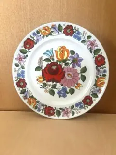 KALOCSA カロチャ　ハンドペイント絵皿 ハンガリー 直径19cm