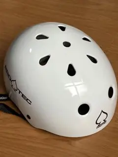 PRO-TEC プロテック スケートヘルメット グロスホワイト サイズM