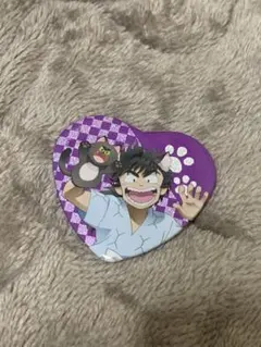 浜守一郎　ハート缶バッチ　忍たま　ナンジャタウン