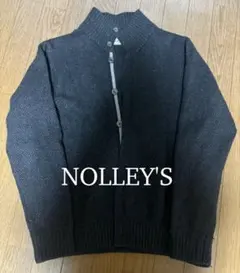 ノーリーズNOLLEY'S ダークグレー スタンドカーディガン Mサイズのサムネイル