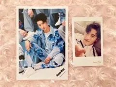岩本照 公式写真 オレンジKiss チェキ風カード