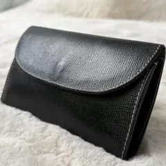 美品✨オールドコーチ vintage coach 二つ折り財布 がま口 ブラック