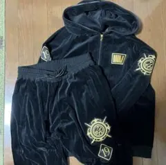 未使用級✨24karats　ベロア　セットアップ　2way ペイズリー　L EXILE 24karats ベロアジャージ 2wayセットアップ Mサイズ