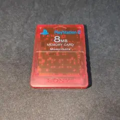 31.PS2メモリーカード クリムゾンレッド SCPH-10020