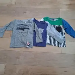 まとめ売り　長袖Tシャツ3枚セット 95cm以下