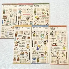 新品・正規品 マインドウェイブ シール 散歩日和ステッカー 全6種セット