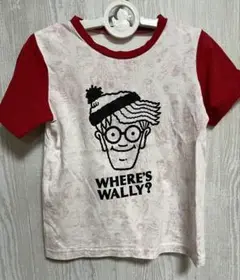 WHERE'S WALLY? キッズTシャツ 赤白