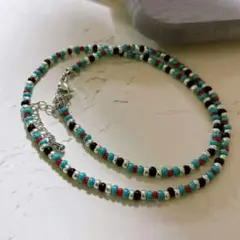 ビーズネックレス ネックレス