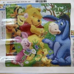 ★【早い者勝ち‼️】くまのプーさん ダイヤモンドアートキット 30x30cm