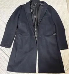 GLOBAL WORK チェスターコート　ネイビー　L