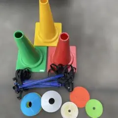 ラダーとミニコーンマーカー10枚セット販売。小学生低学年用練習用セット販売。