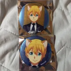 ソードアート・オンライン 猫耳執事・メイドver. メタリック缶バッジ ユージオ