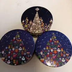 STEAMCREAM 空き缶 クリスマスデザイン 3個セット