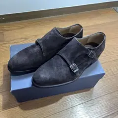 新品　espoir スエード ダブルモンクシューズ 26.5