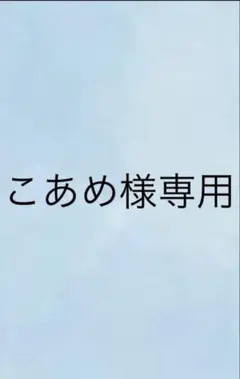 こあめ様専用