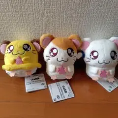 とっとこハム太郎　星を集めてぬいぐるみ　ハム太郎　リボンちゃん　ちび丸ちゃん