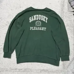 SANDUSKY PLEASANT ダークグリーン トレーナー
