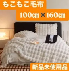 《SNSで話題》ふわとろ ブランケット 毛布 ふわもこ 毛布 厚手 ホワイト