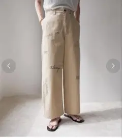 ワイドチノパンツ チノパン