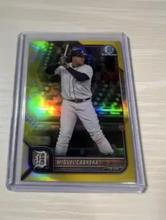 ミゲルカブレラ bowman chrome 2022 75シリ　Topps