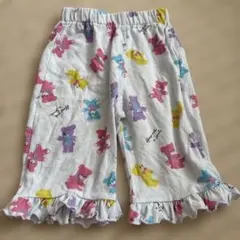 No.20 クマ柄フリルパンツ 110サイズ