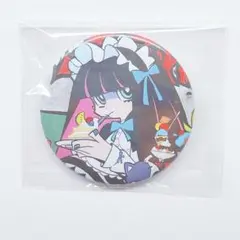 1点限り！　パンティ＆ストッキングwithガーターベルト　ストッキング　缶バッジ