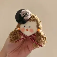ハンドメイド 指輪 女の子 お人形 アンティークドール 天使 妖精