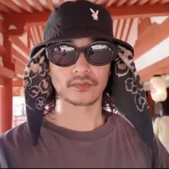 プレイボーイ似　バケットハット ブラック S/M 山田蓮