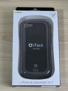 【アイフェイス】iPhone7/8用ケース　黒　箱あり　パッケージ参照ください。
