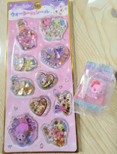 ジュエルペット ウォーターインシール、パッケージミニチュアチャーム ガーネット